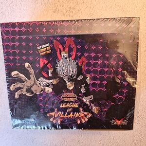 My Hero Academia TCG 1st Edition League of Villains Booster Box Sealed Limited
